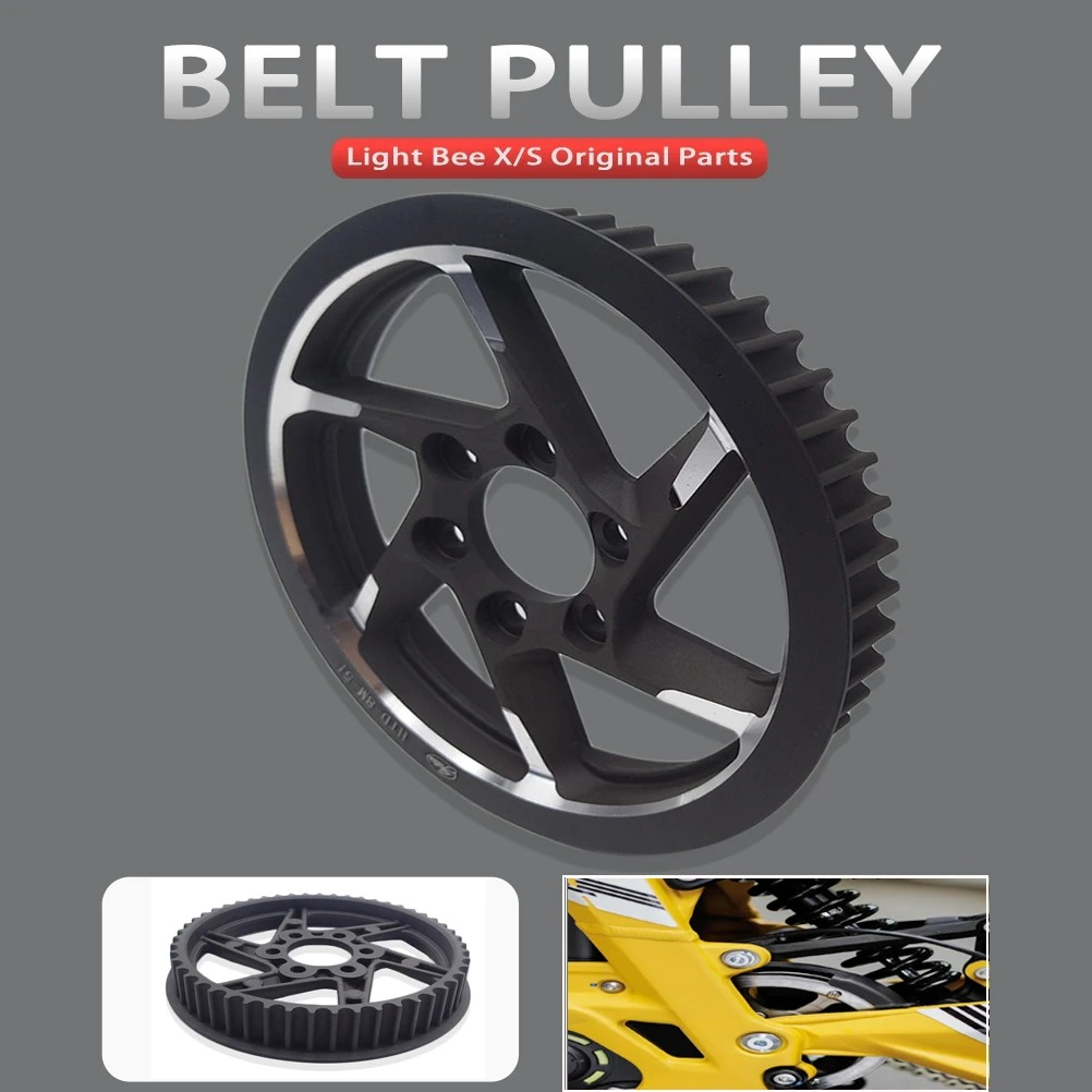 Gear X Motorcycle - Poulie de courroie arrière pour engrenage