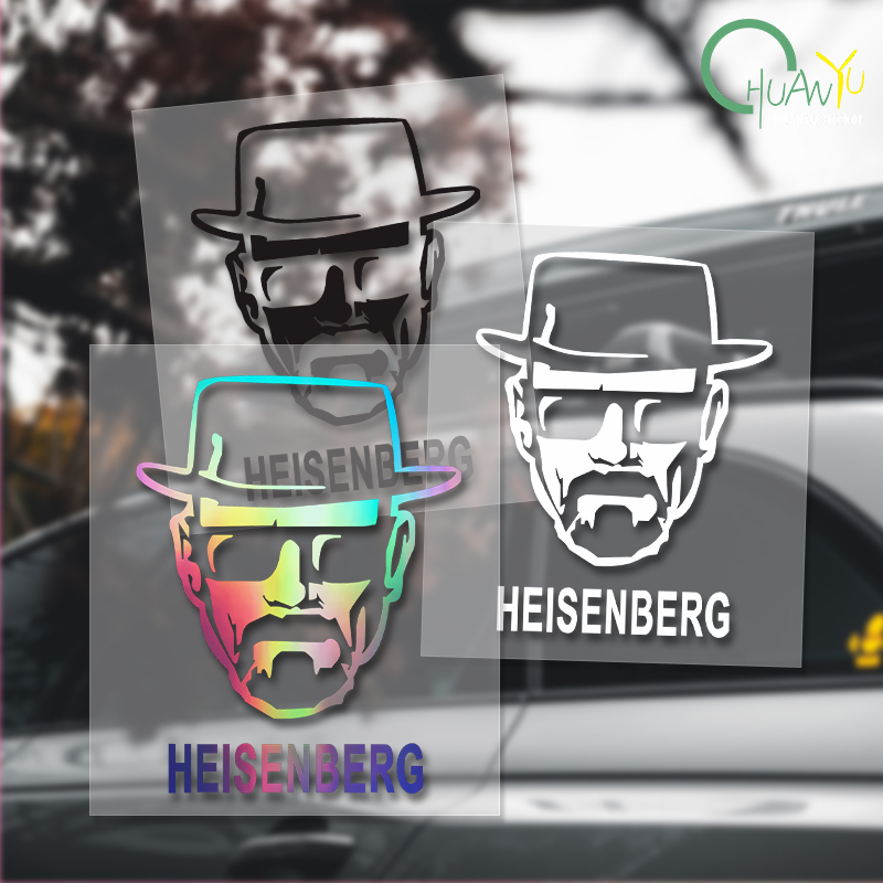 Motorcycle Gear Up - HEISENBERG autocollant de motif de texte