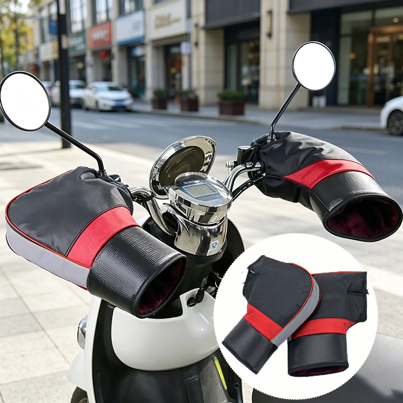 Motorcycle Gear For Winter - 1 Paire de Manchettes de Guidon