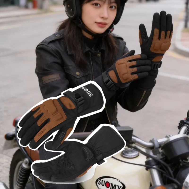 Xxl Motorcycle Gear - Gants de moto d'hiver pour hommes,