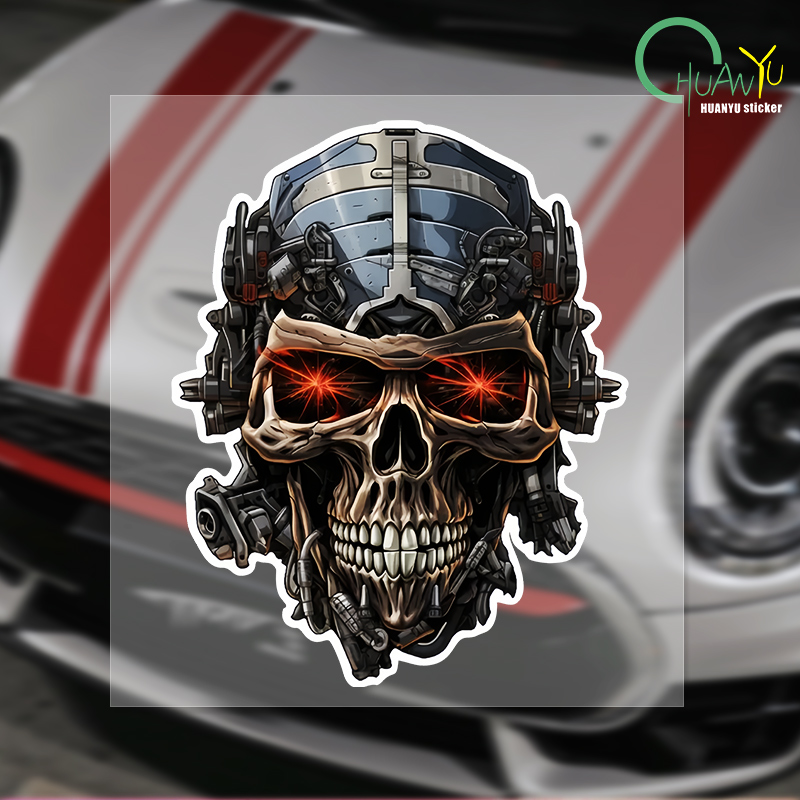Motorcycle Gear Outfit - Autocollants de voiture de tête de