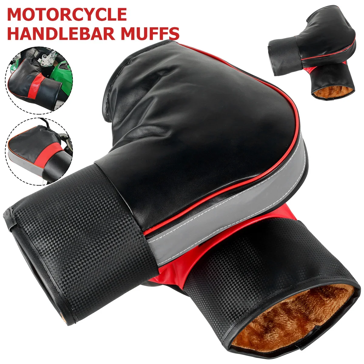 1 paire de housses de guidon d - Motorcycle Gear For Winter avis et prix