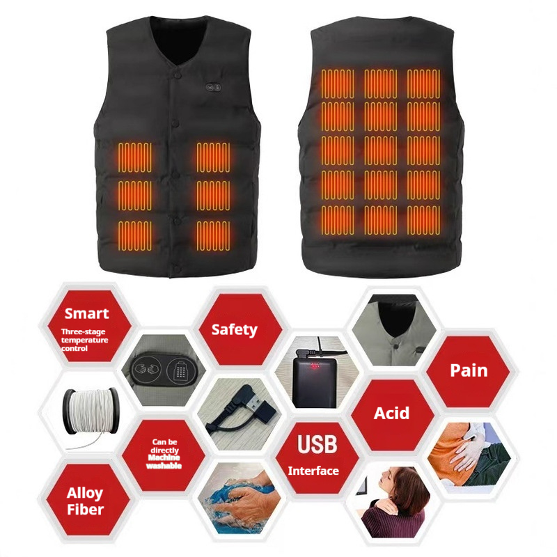 Gilet chauffant à col en v, 21 - Motorcycle Gear For Winter avis et prix