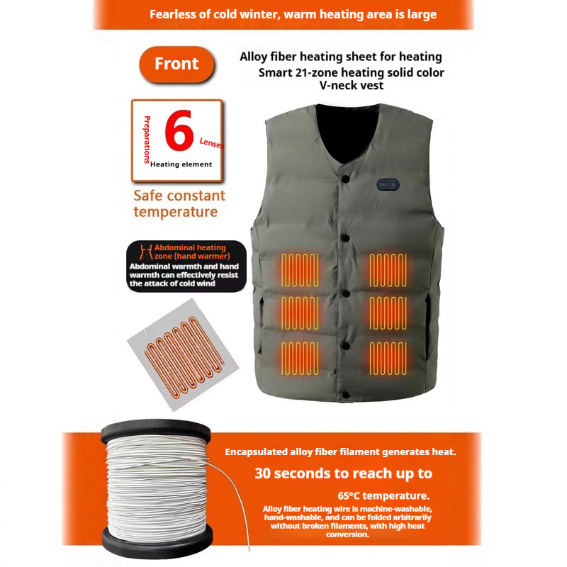 Gilet chauffant à col en v, 21 - Motorcycle Gear For Winter avis et prix